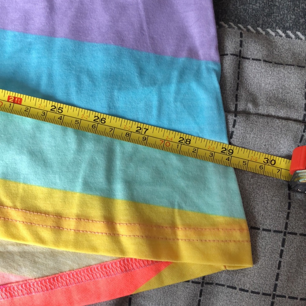 The Children's Place Dress Girls Size Large 10/12 Rainbow - Picture 8 of 8